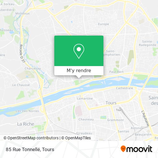 85 Rue Tonnellé plan