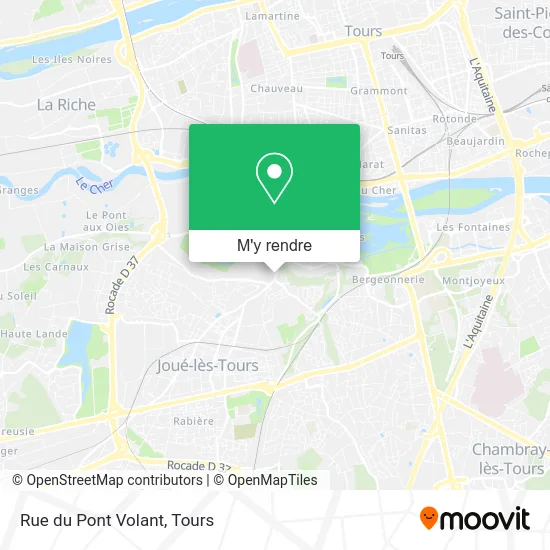 Rue du Pont Volant plan