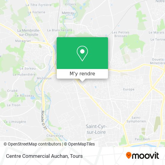 Centre Commercial Auchan plan