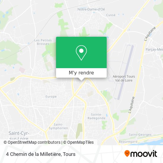 4 Chemin de la Milletière plan