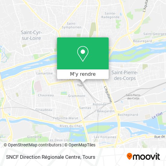 SNCF Direction Régionale Centre plan