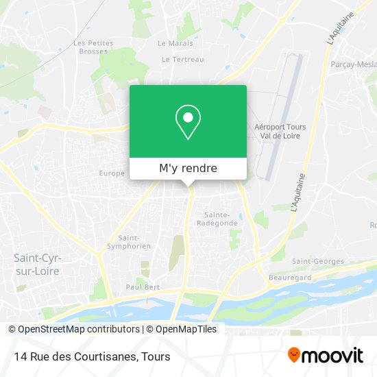 14 Rue des Courtisanes plan