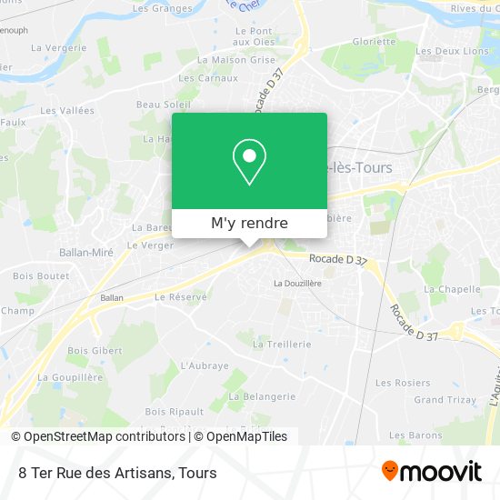 8 Ter Rue des Artisans plan