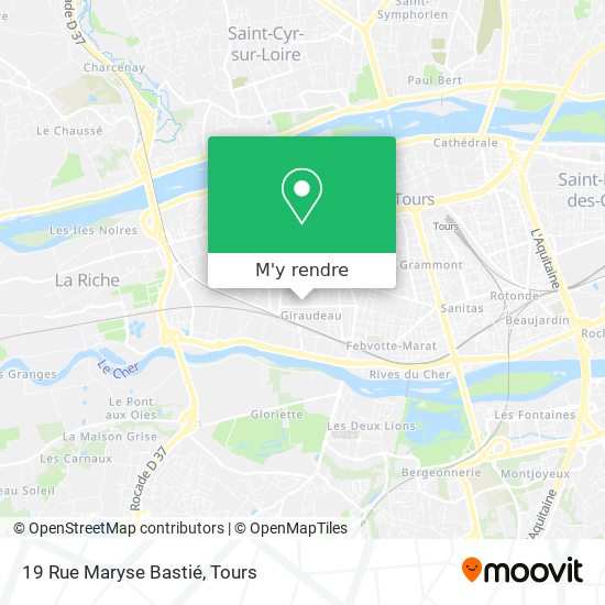 19 Rue Maryse Bastié plan