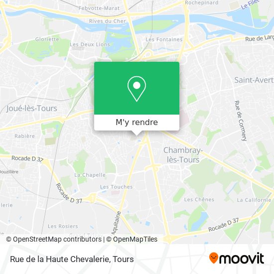 Rue de la Haute Chevalerie plan