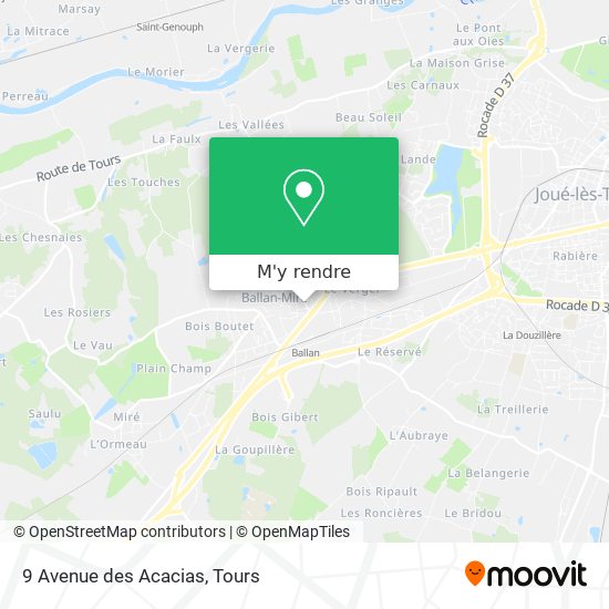 9 Avenue des Acacias plan