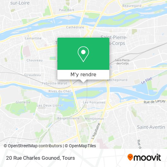 20 Rue Charles Gounod plan