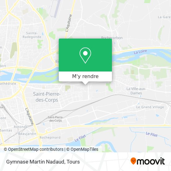 Gymnase Martin Nadaud plan