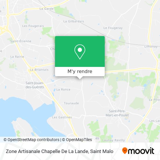 Zone Artisanale Chapelle De La Lande plan