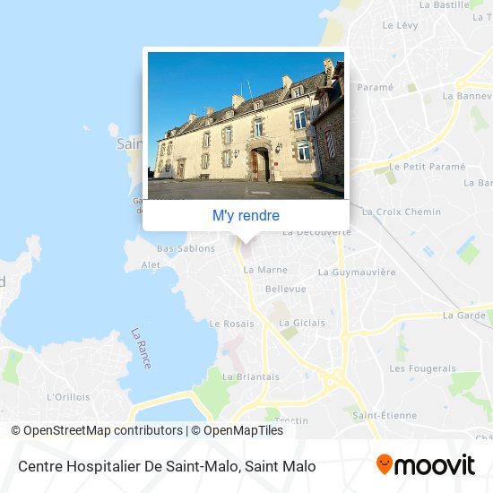 Centre Hospitalier De Saint-Malo plan