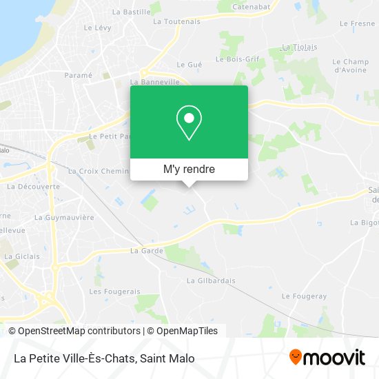 La Petite Ville-Ès-Chats plan