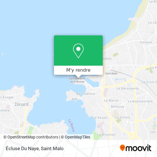 Écluse Du Naye plan