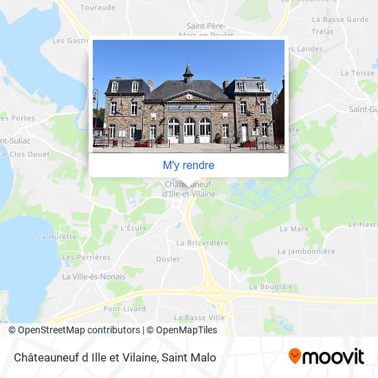 Châteauneuf d Ille et Vilaine plan