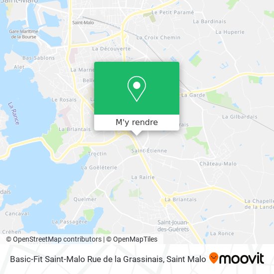 Basic-Fit Saint-Malo Rue de la Grassinais plan
