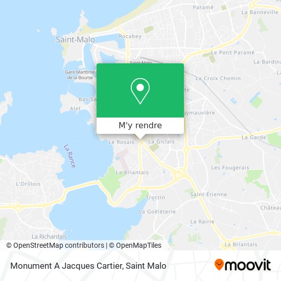 Monument A Jacques Cartier plan
