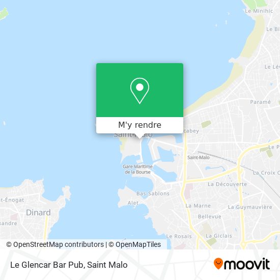 Le Glencar Bar Pub plan