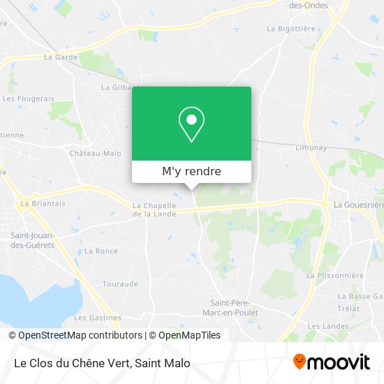 Le Clos du Chêne Vert plan