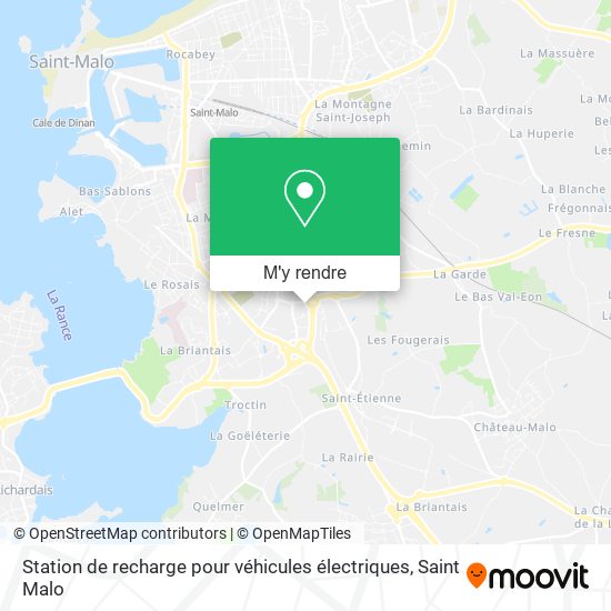 Station de recharge pour véhicules électriques plan