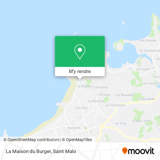 La Maison du Burger plan