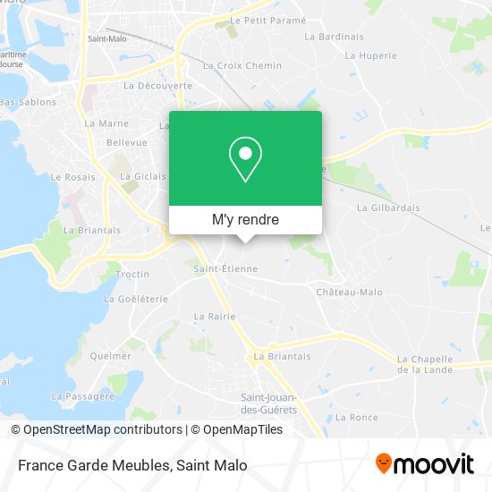 France Garde Meubles plan