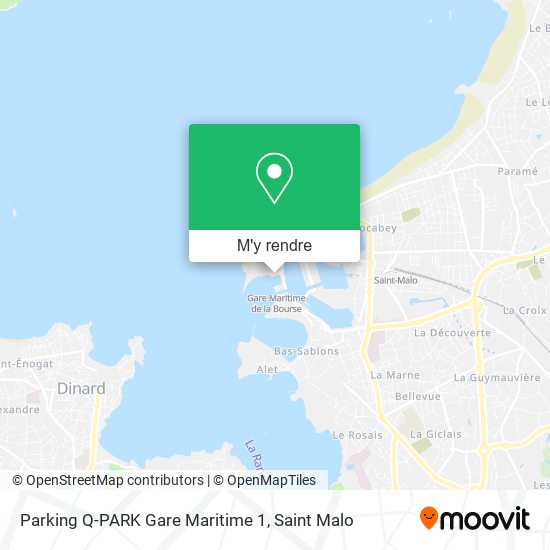 Parking Q-PARK Gare Maritime 1 plan