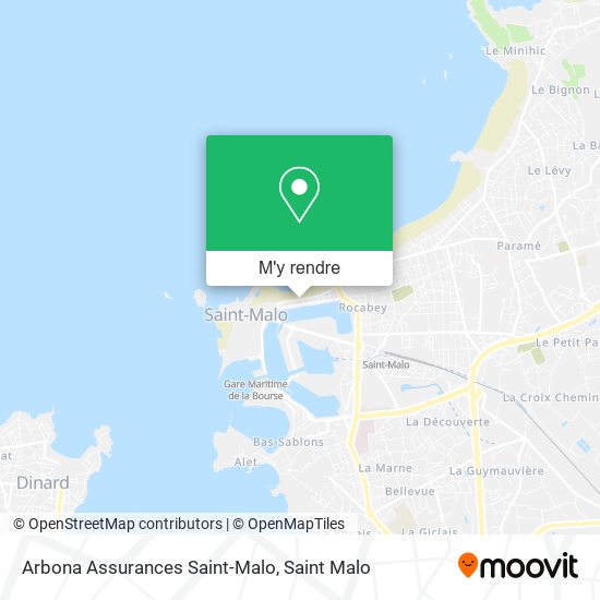 Arbona Assurances Saint-Malo plan