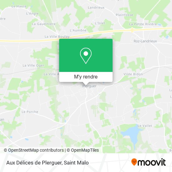 Aux Délices de Plerguer plan