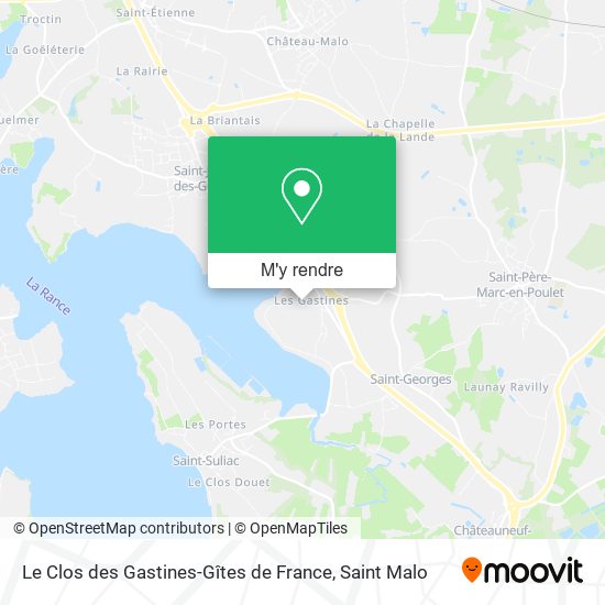 Le Clos des Gastines-Gîtes de France plan