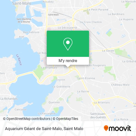 Aquarium Géant de Saint-Malo plan