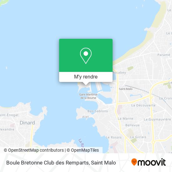 Boule Bretonne Club des Remparts plan