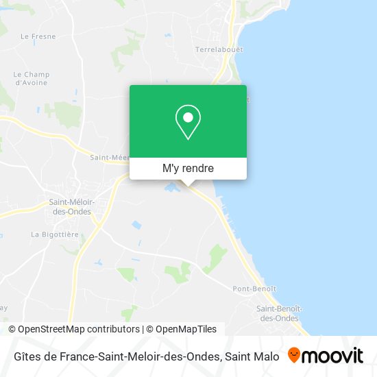 Gîtes de France-Saint-Meloir-des-Ondes plan