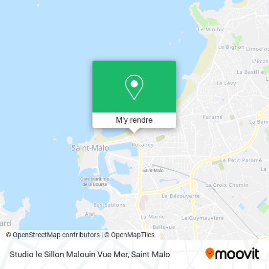Studio le Sillon Malouin Vue Mer plan