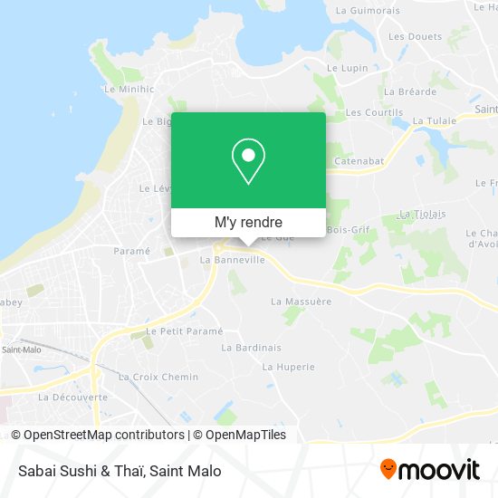 Sabai Sushi & Thaï plan