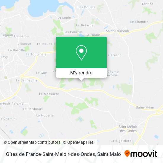 Gîtes de France-Saint-Meloir-des-Ondes plan