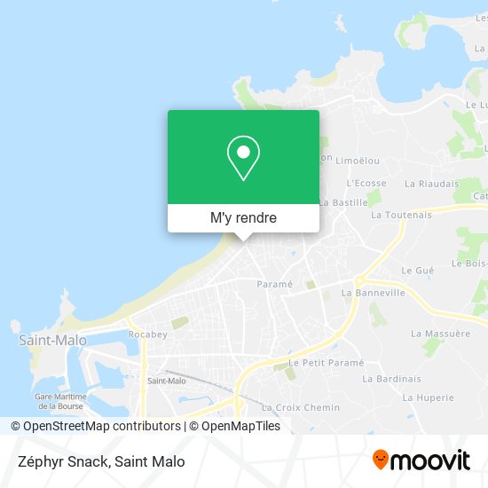 Zéphyr Snack plan