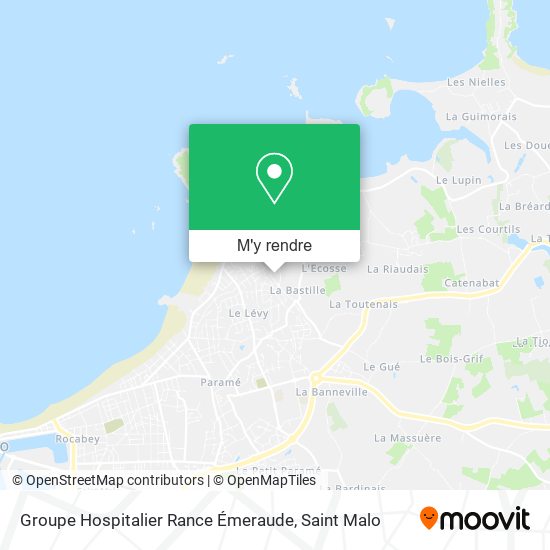 Groupe Hospitalier Rance Émeraude plan