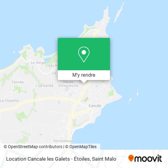 Location Cancale les Galets - Étoiles plan