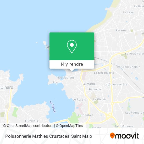 Poissonnerie Mathieu Crustacés plan
