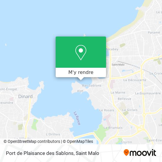 Port de Plaisance des Sablons plan