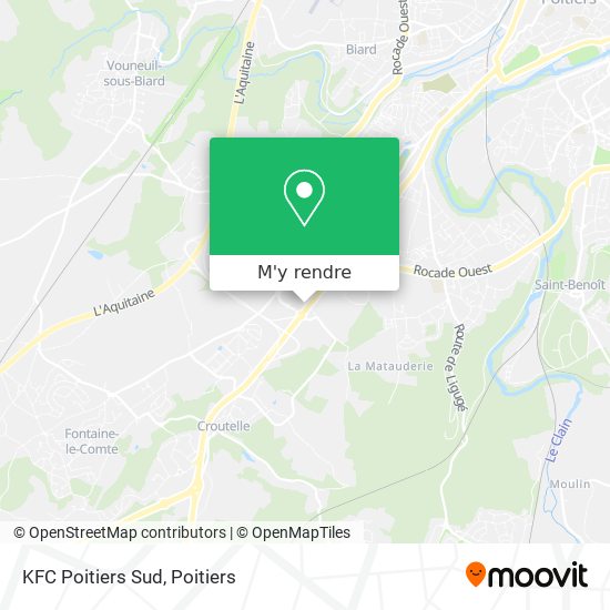 KFC Poitiers Sud plan
