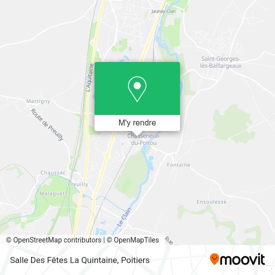Salle Des Fêtes La Quintaine plan