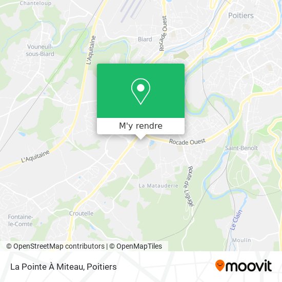 La Pointe À Miteau plan