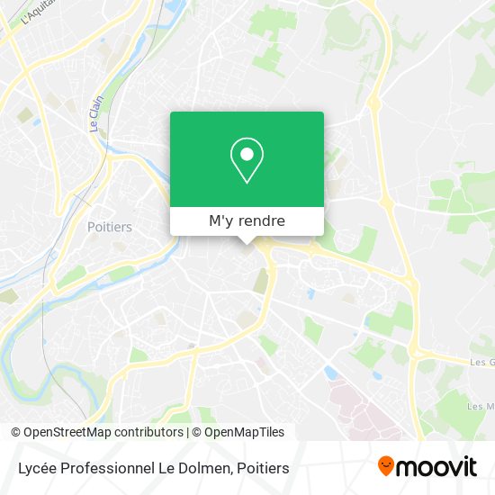 Lycée Professionnel Le Dolmen plan