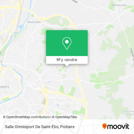 Salle Omnisport De Saint-Éloi plan
