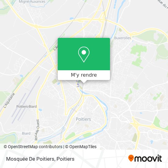 Mosquée De Poitiers plan