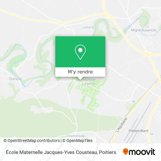 École Maternelle Jacques-Yves Cousteau plan