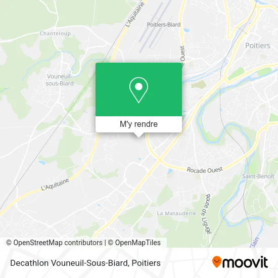 Decathlon Vouneuil-Sous-Biard plan