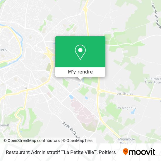 Restaurant Administratif ""La Petite Ville"" plan