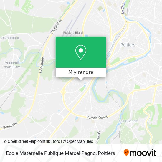 Ecole Maternelle Publique Marcel Pagno plan