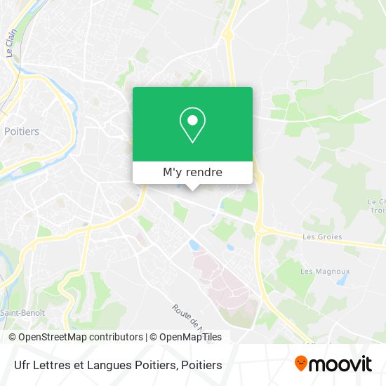 Ufr Lettres et Langues Poitiers plan